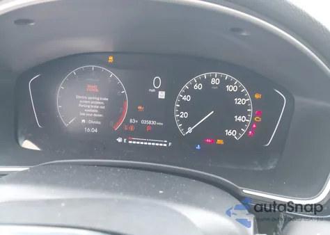 2023 Honda Civic Ex-L /Ex-L W/O Bsi из США, поврежденный, VIN 19XFL1H74PE000741